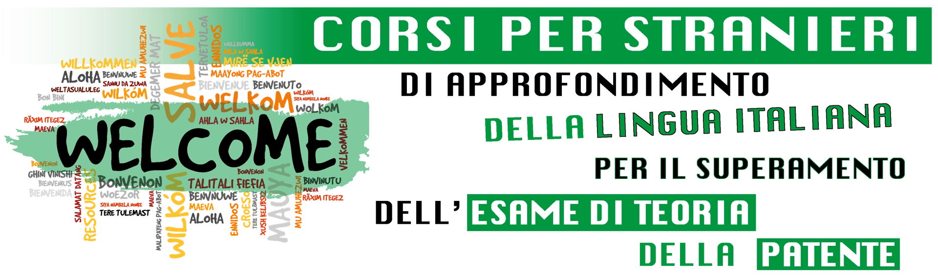 Cours d'italien pour étrangers afin d'améliorer leurs connaissances de la langue italienne et de réussir l'examen théorique.