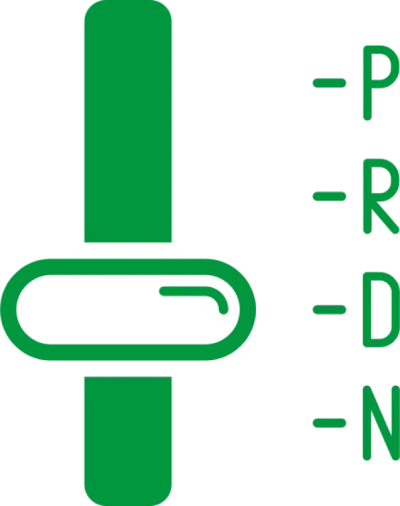 Diagrami i levës së marshit automatik me pozicionet P, R, N, D